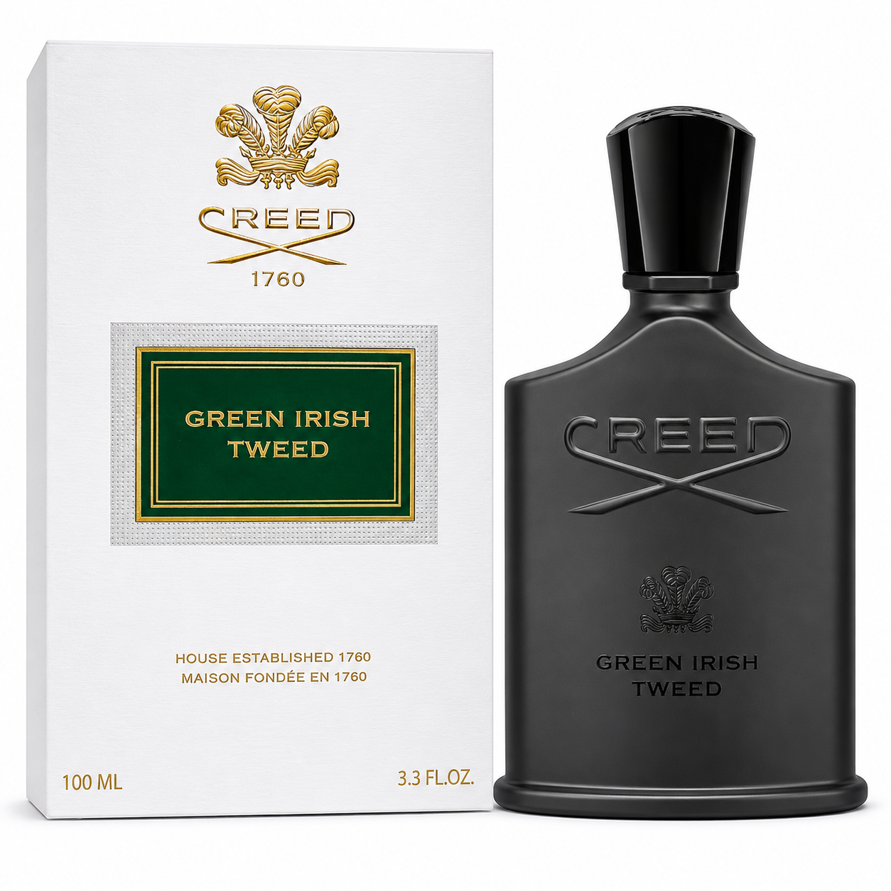 Creed Green Irish Tweed 100ml 3.3oz Cologne for Men Premium Fragrance