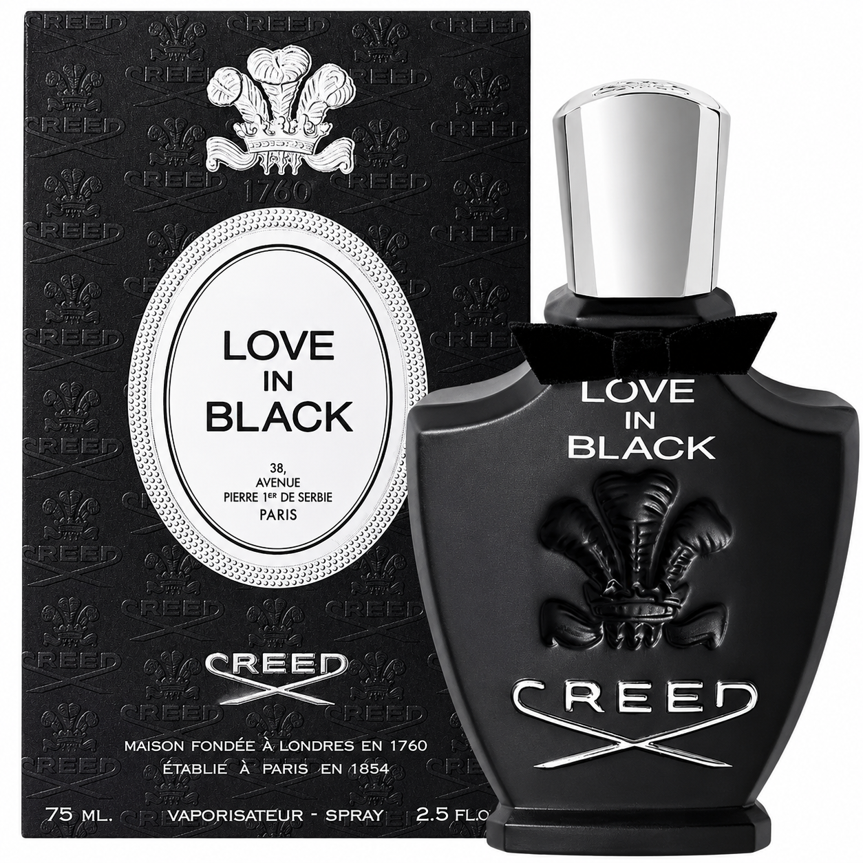 Creed Love In Black EDP Spray 75ml 2.5oz Women's Luxury Fragrance