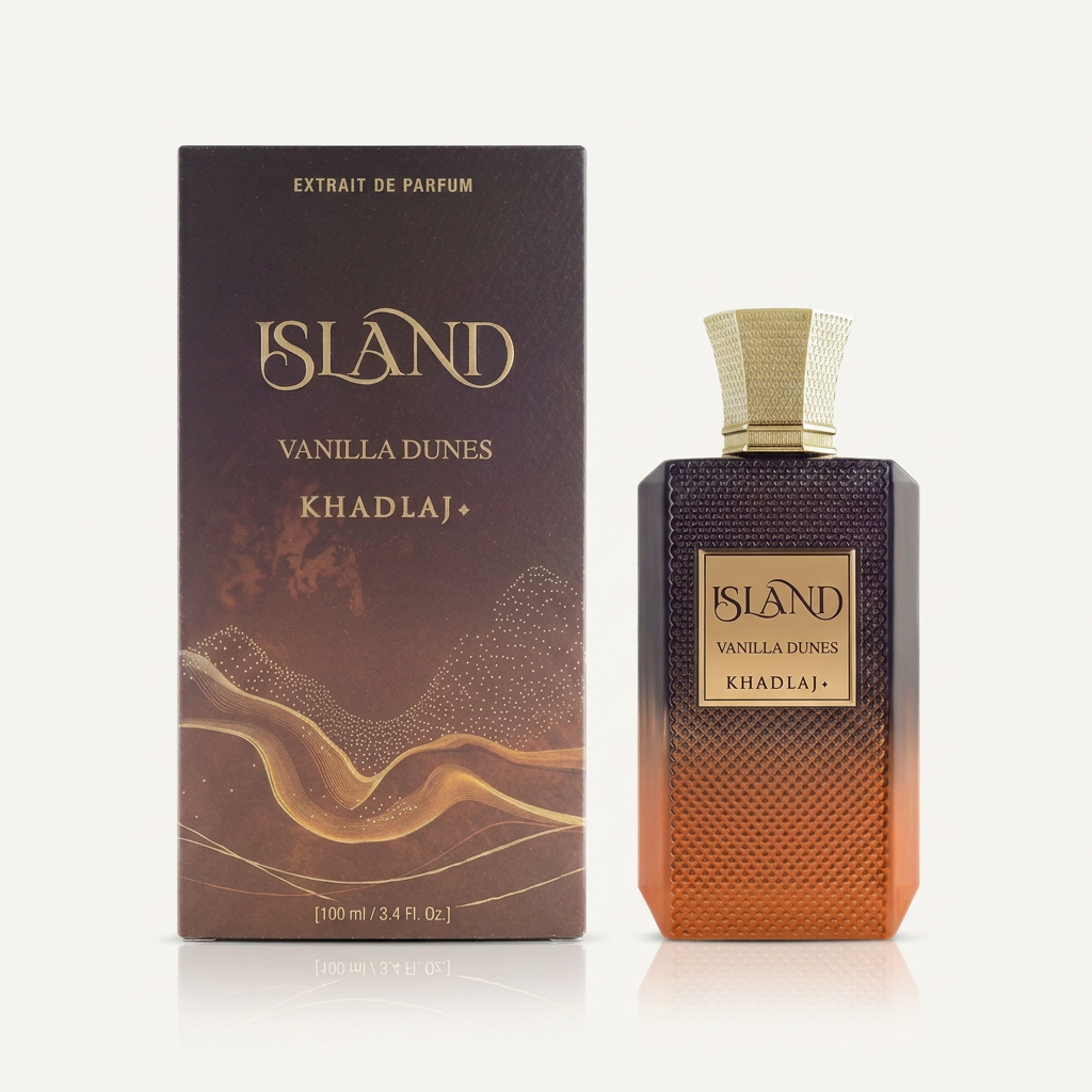 Khadlaj Island Vanilla Dunes Eau de Parfum – 100ml / 3.4 Fl. Oz. Unisex Fragrance
