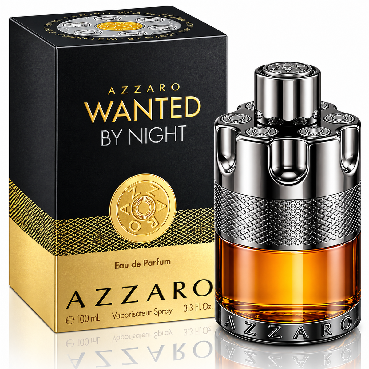 Azzaro Wanted By Night Eau de Parfum for Men – 100ml (3.3 Fl. Oz.)